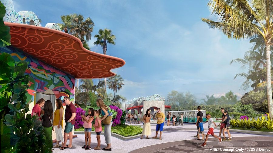 Rendering of Mabrika Cove coming to Disney Lookout Cay at Lighthouse Point