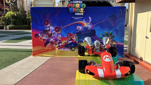 Take a photo in Mario's Classic Kart from "The SUPER MARIO BROS. MOVIE" in Universal Studios Florida