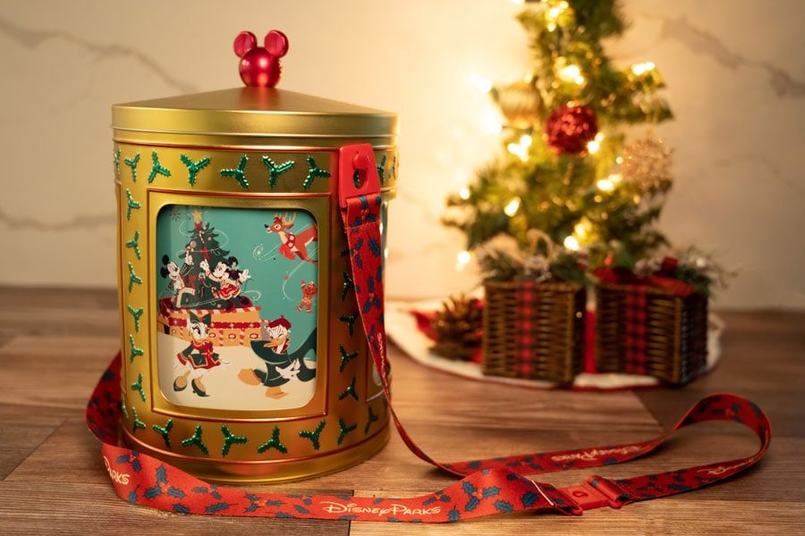 Gold Musical Rotating Tin
