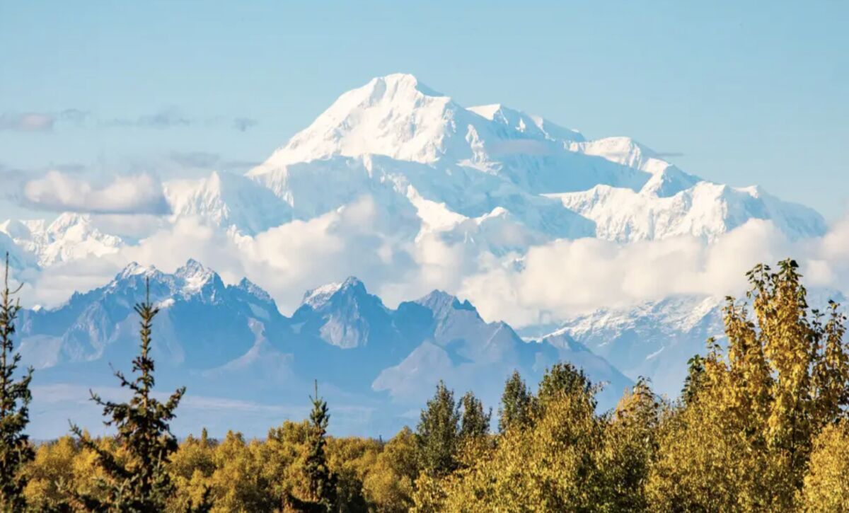 Denali mountain in Alaska