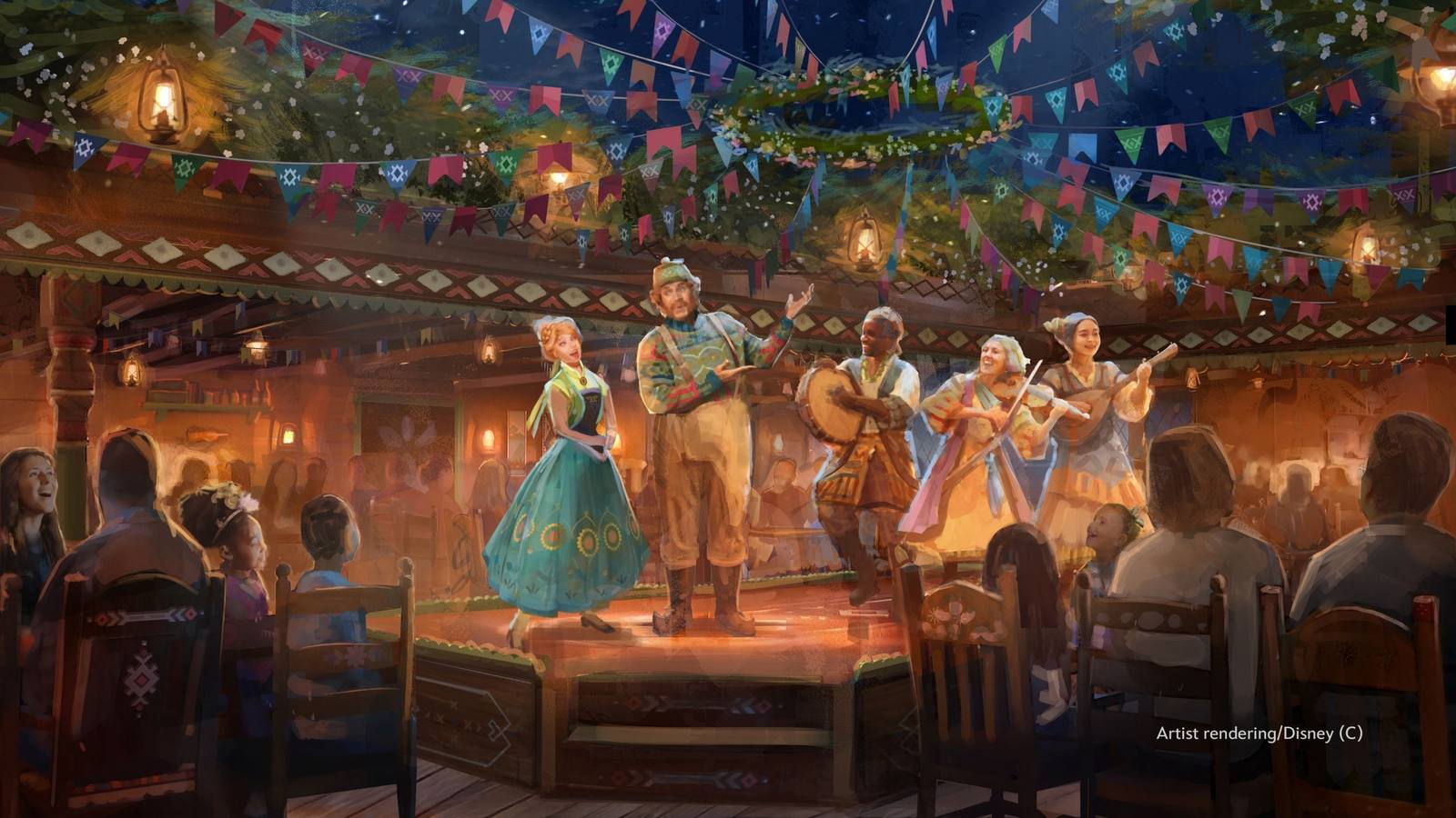 Oaken's Table aboard Disney Believe