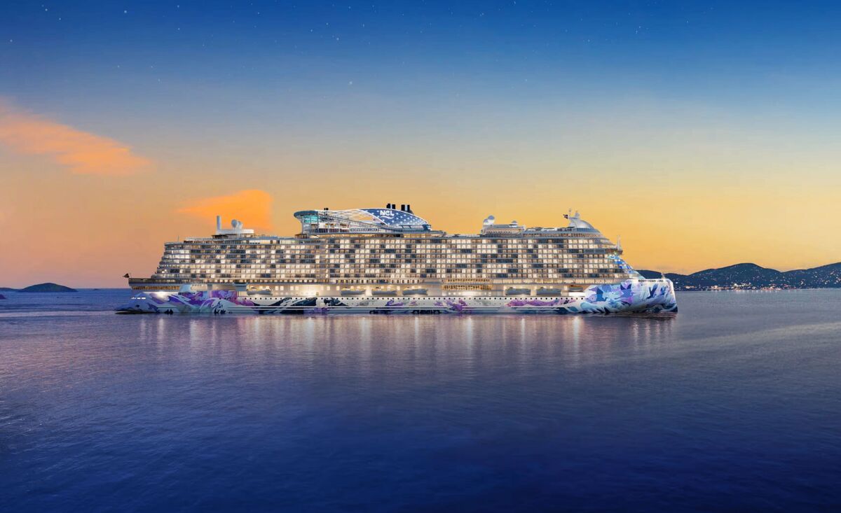 Norwegian Cruise Line ship at sea